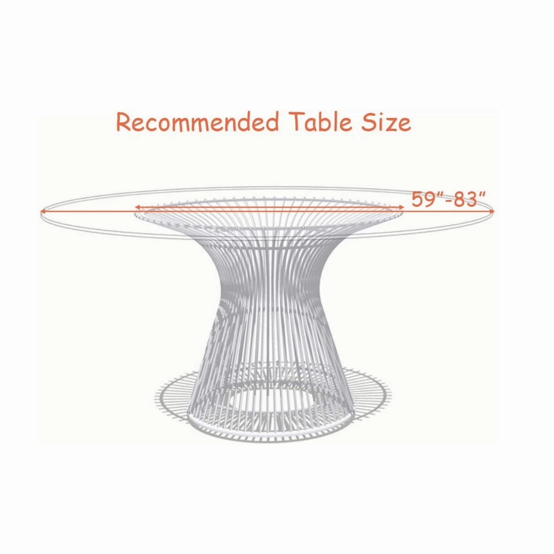 10 Pcs Round White Tablecloth 120-Inch, Premium Polyester Table Cover (White, 120")