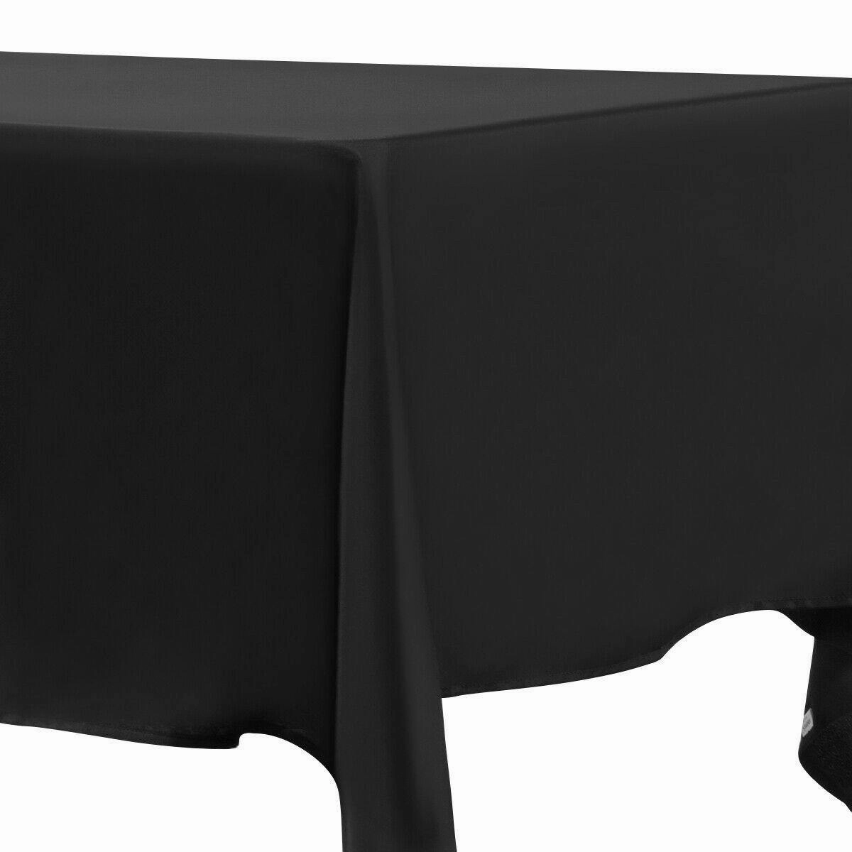 10PCS Rectangle Tablecloth, Machine-washable Polyester