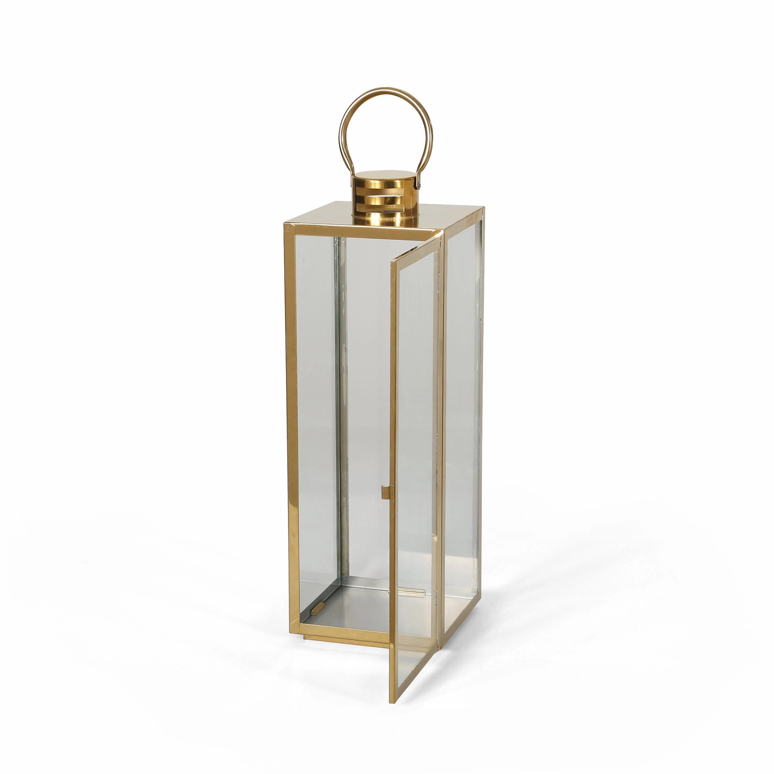 24" Modern Outdoor Stainless Steel Lantern - NH362013