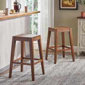 26" Wooden Counter Stool (Set of 2) - NH681903 kitchen accessories, table linens