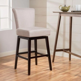 28-Inch Fabric Swivel High Back Counter Stool - NH897003 kitchen accessories, table linens
