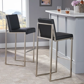 30-Inch Bonded Leather Barstool (Set of 2) - NH516692 kitchen accessories, table linens