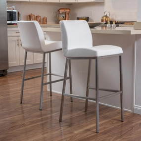 30-Inch Bonded Leather Barstool (Set of 2) - NH716692 kitchen accessories, table linens