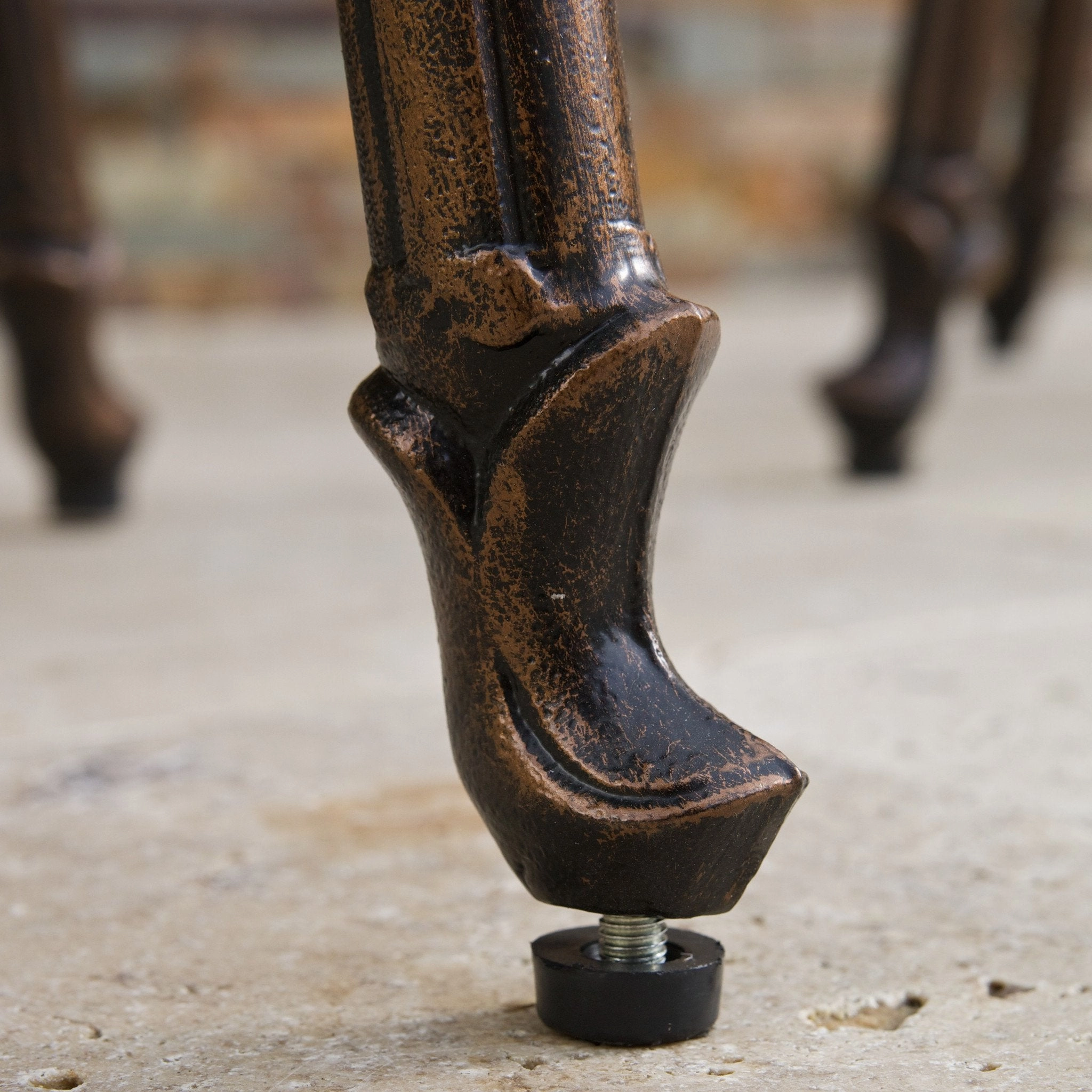 30-Inch Outdoor Cast Aluminum Bar Stools (Set of 2) - NH977832