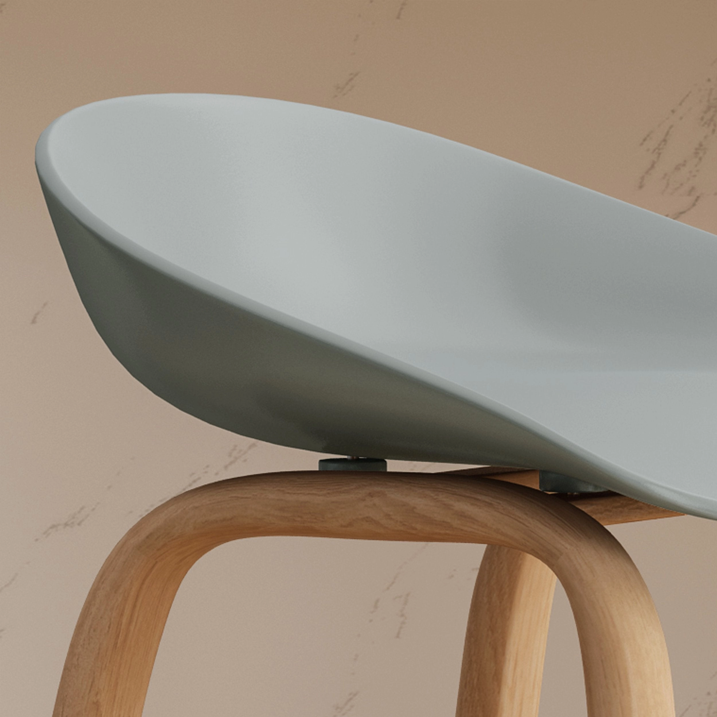 30" Modern Barstool with Iron Legs (Set of 2) - NH259803