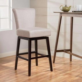 32-Inch Wheat Fabric Swivel Barstool - NH697003 kitchen accessories, table linens