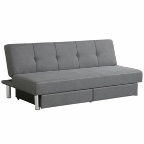 3-Seat Convertible Sofa Bed,Long Sofa w/ 2 Large Drawers, Ergonomic Sleeper w/ 3 Adjustable Angles sectional sofa, corner couch