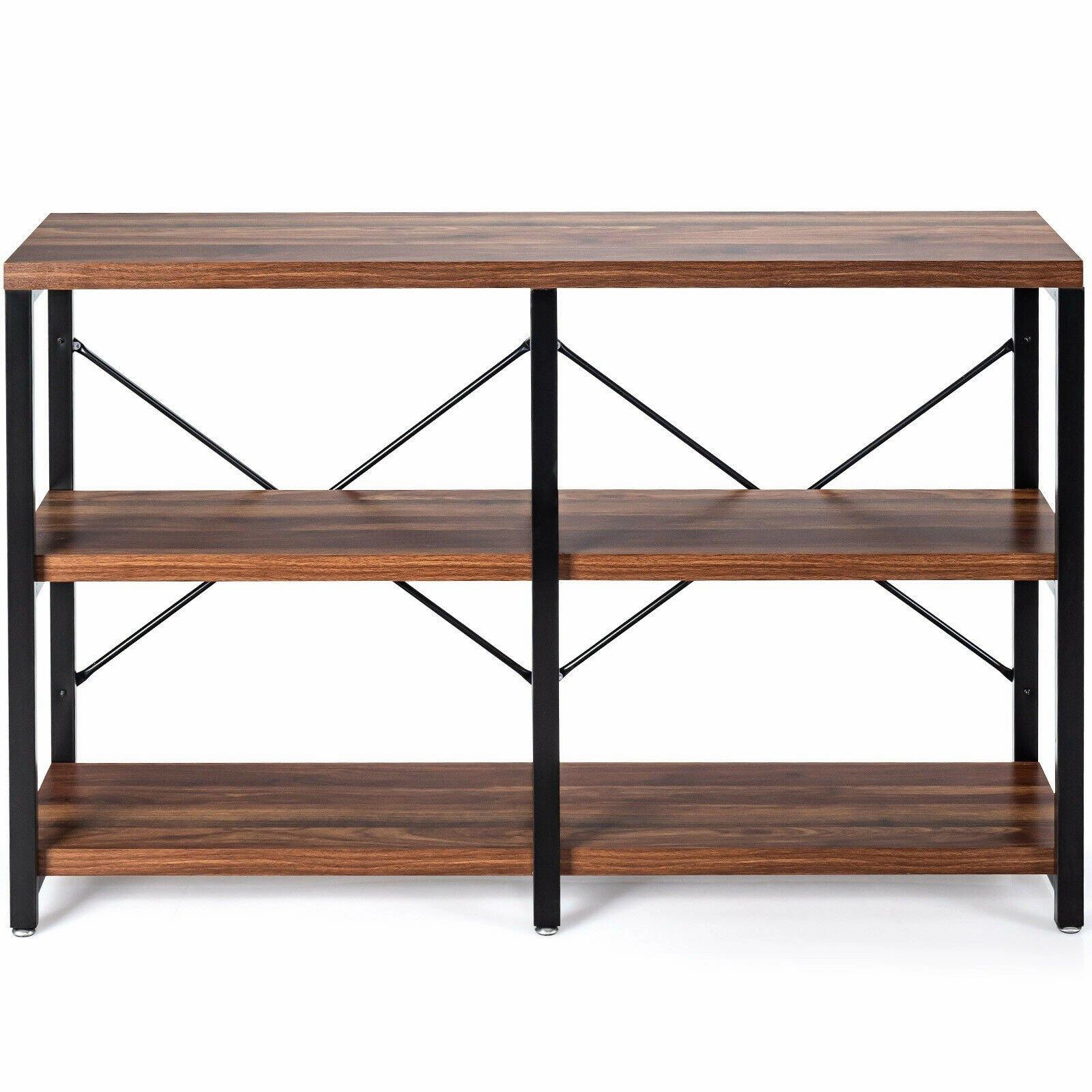 3-Tier Console Table Sofa Side Table, Entryway Foyer Table
