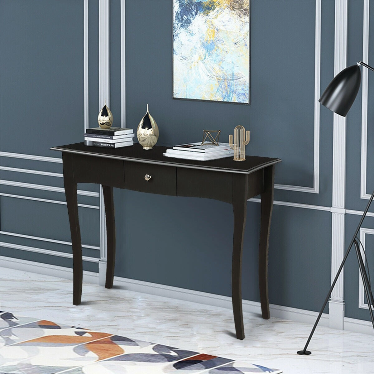 40 x 14 x 31.5 Inch Entryway Sofa Table