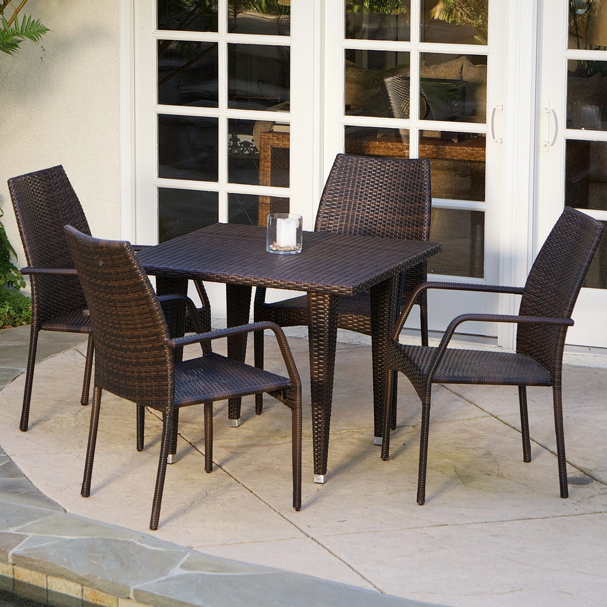 5 Piece Outdoor Wicker Dining Set - NH291832 outdoor lounge chair, patio sofa