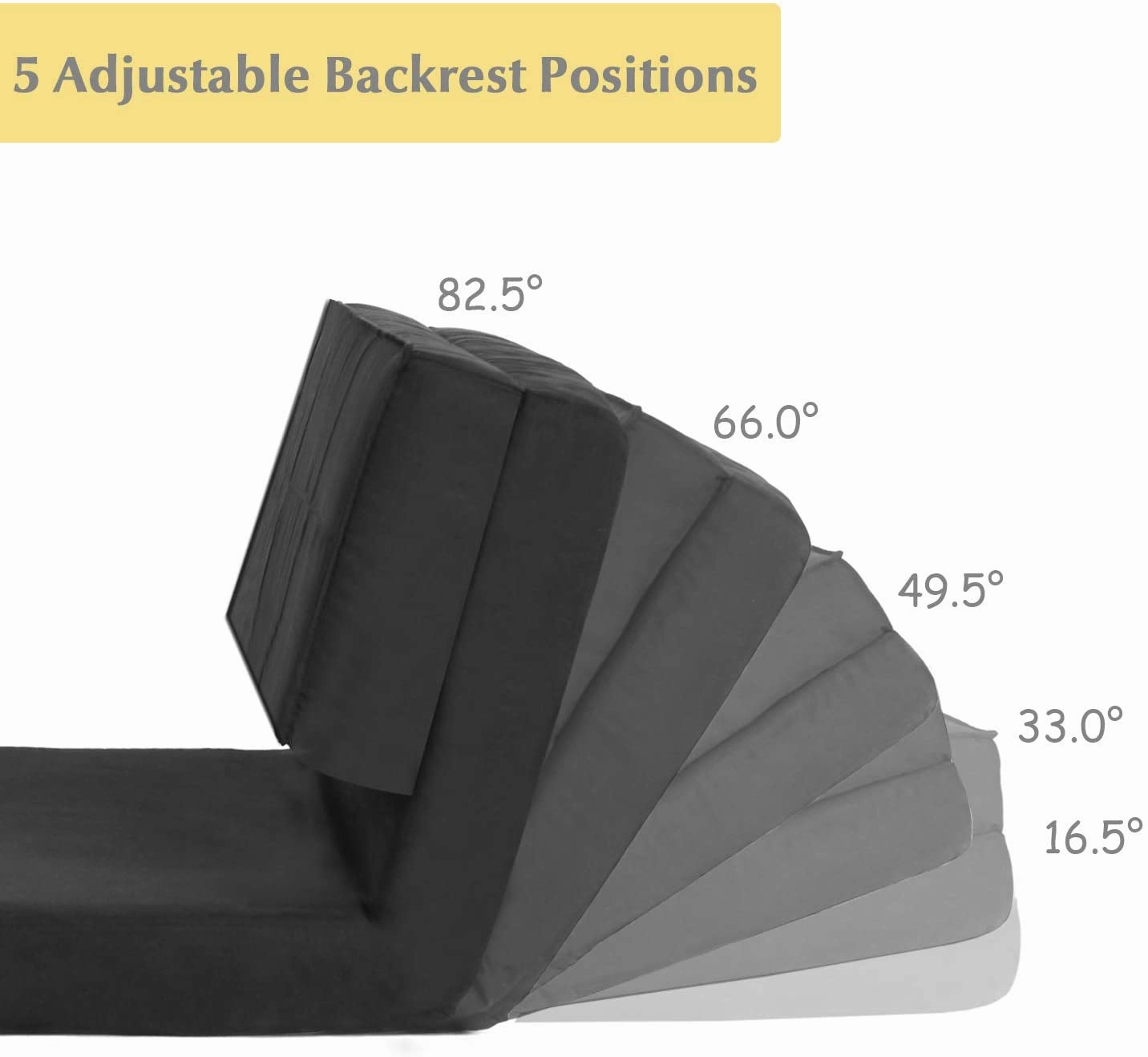 5-Position Adjustable Convertible Flip Chair