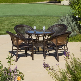 5pc Outdoor Wicker Dining Set - NH867872 outdoor lounge chair, patio sofa