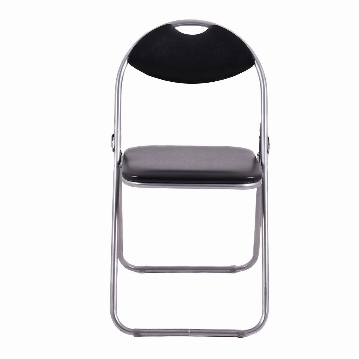 6 PCS Folding Chairs Set with Padded Seats and Carrying Handle