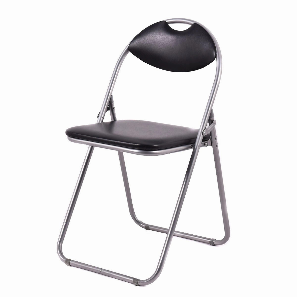 6 PCS Folding Chairs Set with Padded Seats and Carrying Handle