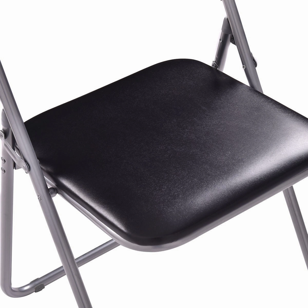 6 PCS Folding Chairs Set with Padded Seats and Carrying Handle