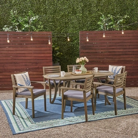 6-Seater Outdoor Dining Set - NH642703 outdoor lounge chair, patio sofa