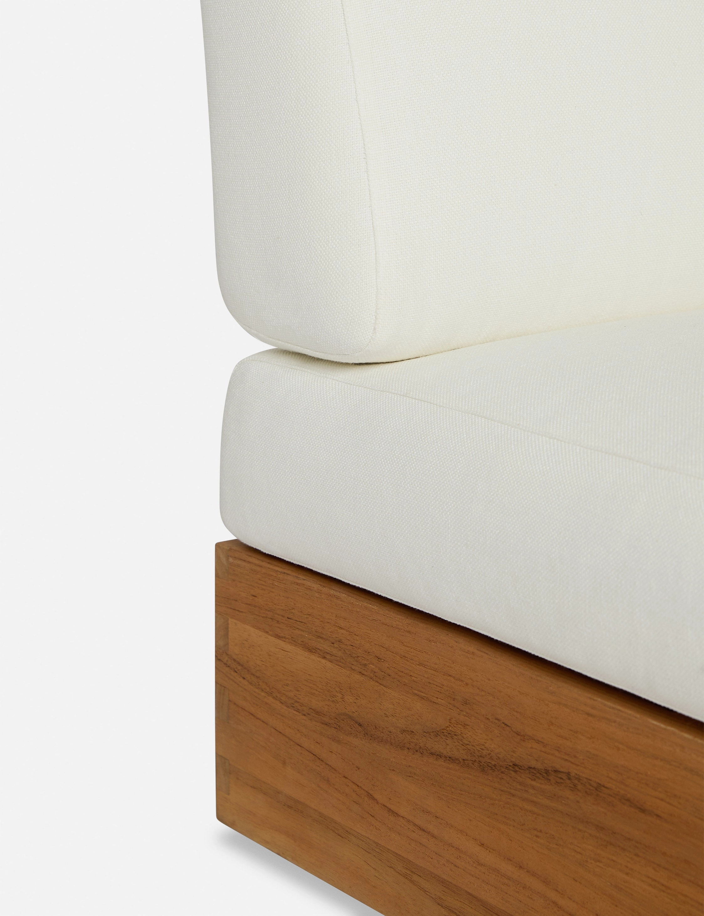 Abbot Outdoor Armless Accent Chair by Sarah Sherman Samuel