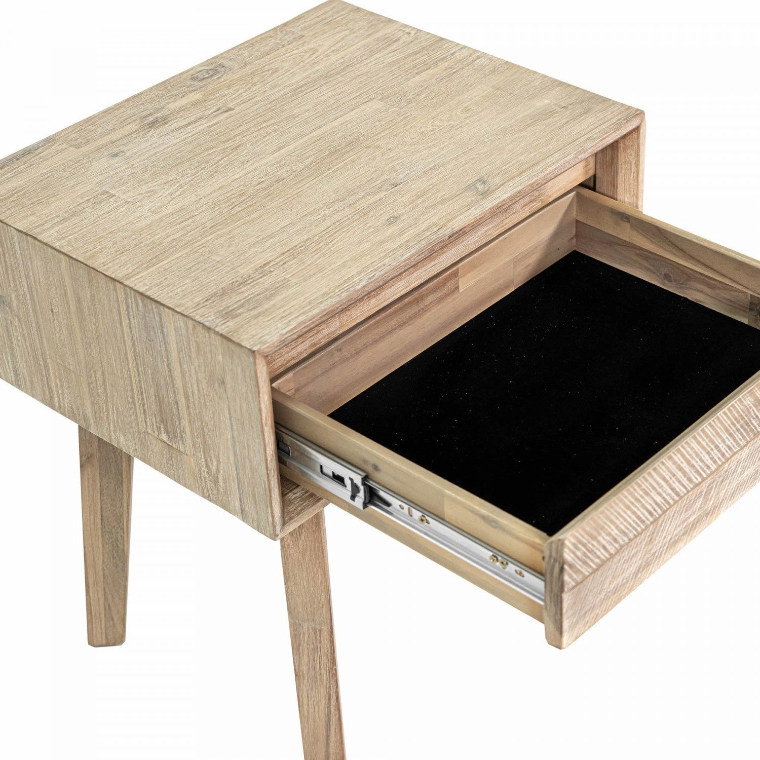 Abenra 1 Drawer Night Table - Light Driftwood