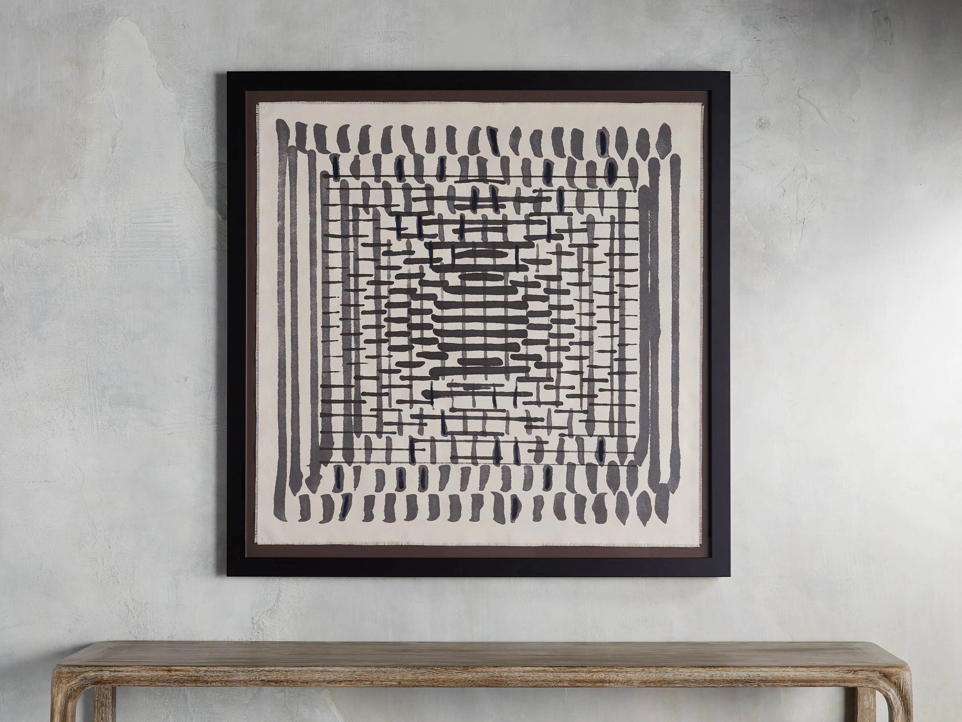 Abstract Lines I Framed Tapestry