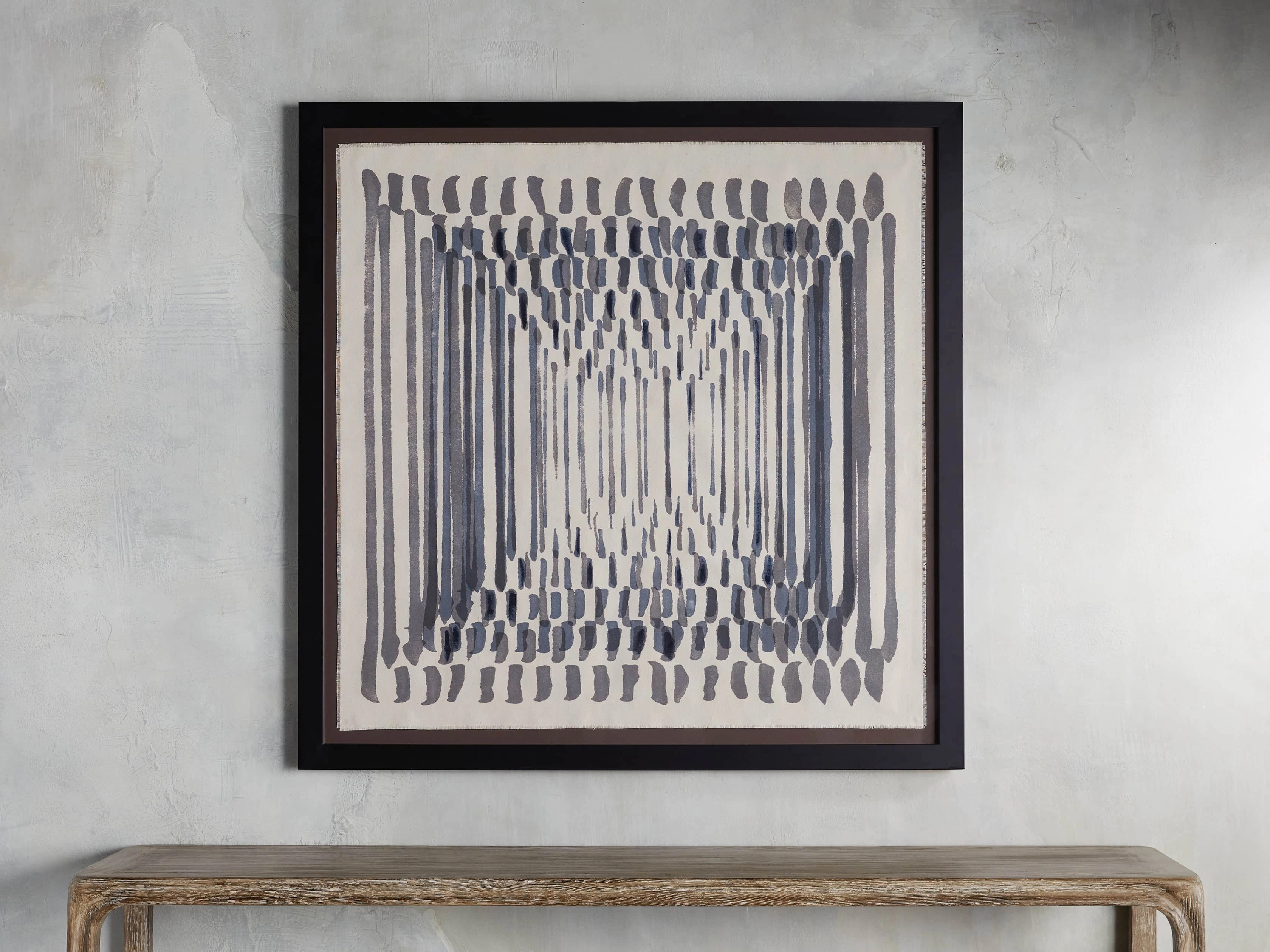 Abstract Lines III Framed Tapestry