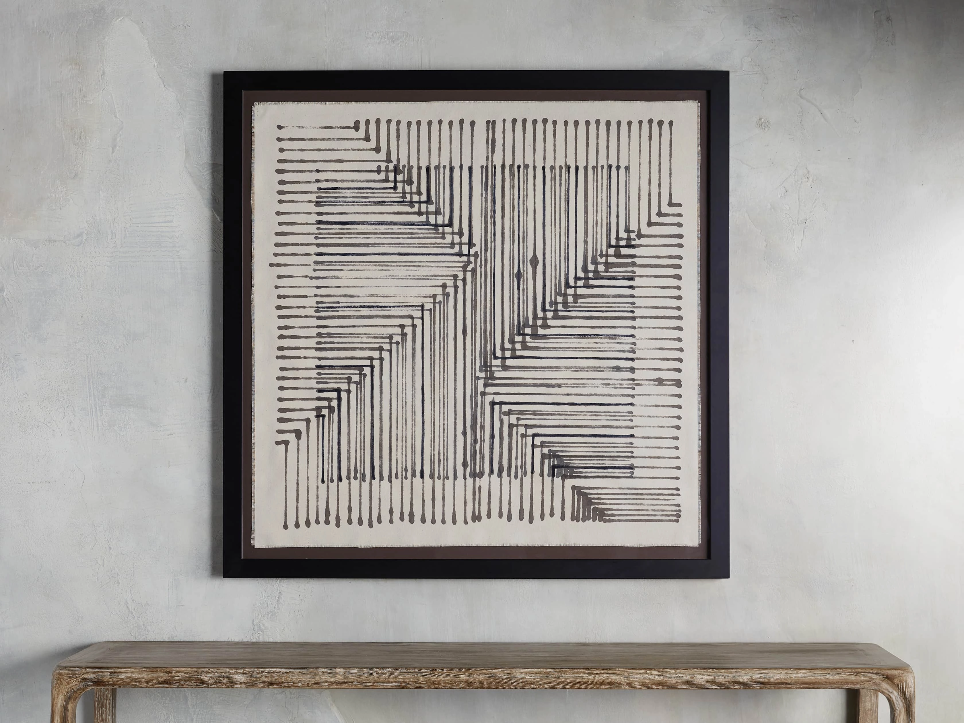 Abstract Lines IV Framed Tapestry