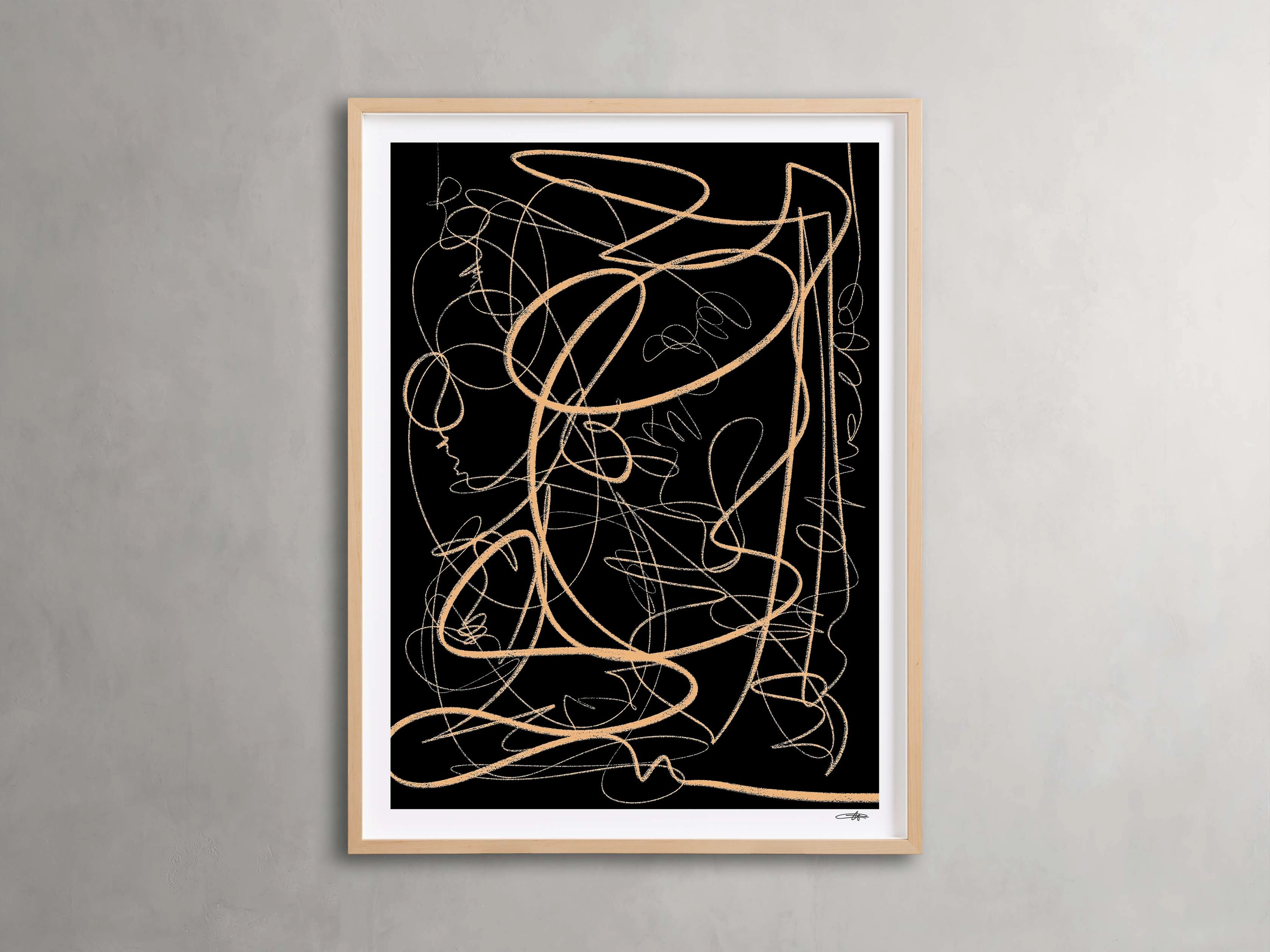Abstract Pathway Framed Print