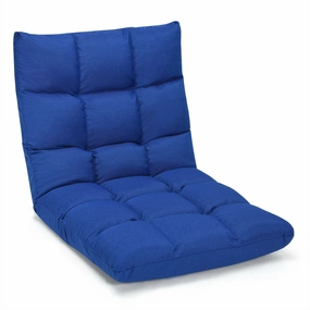 Adjustable Floor Gaming Sofa Chair 14-Position Cushioned Folding sectional sofa, corner couch