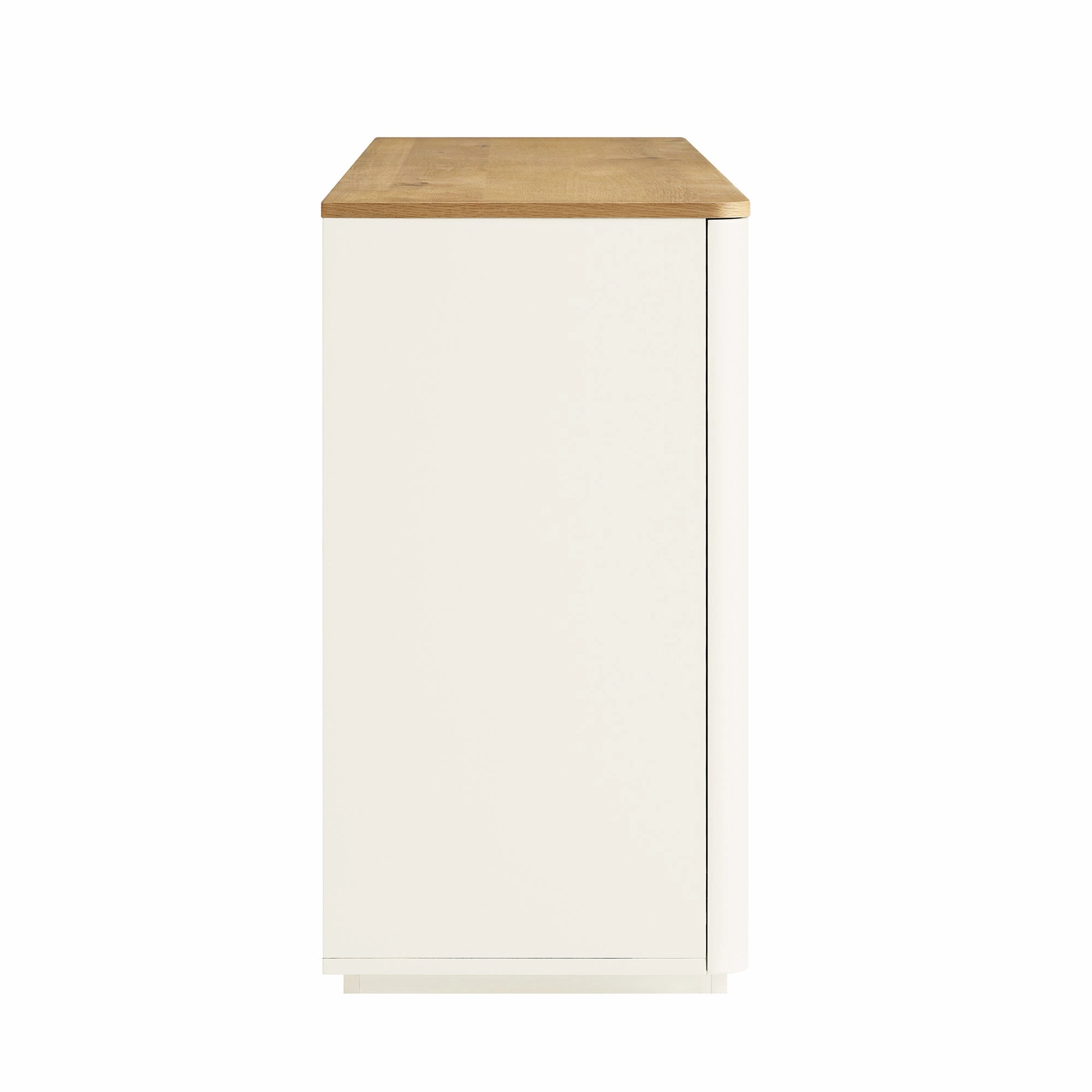 Agnes Curved Edge 150cm Wide Sideboard, White