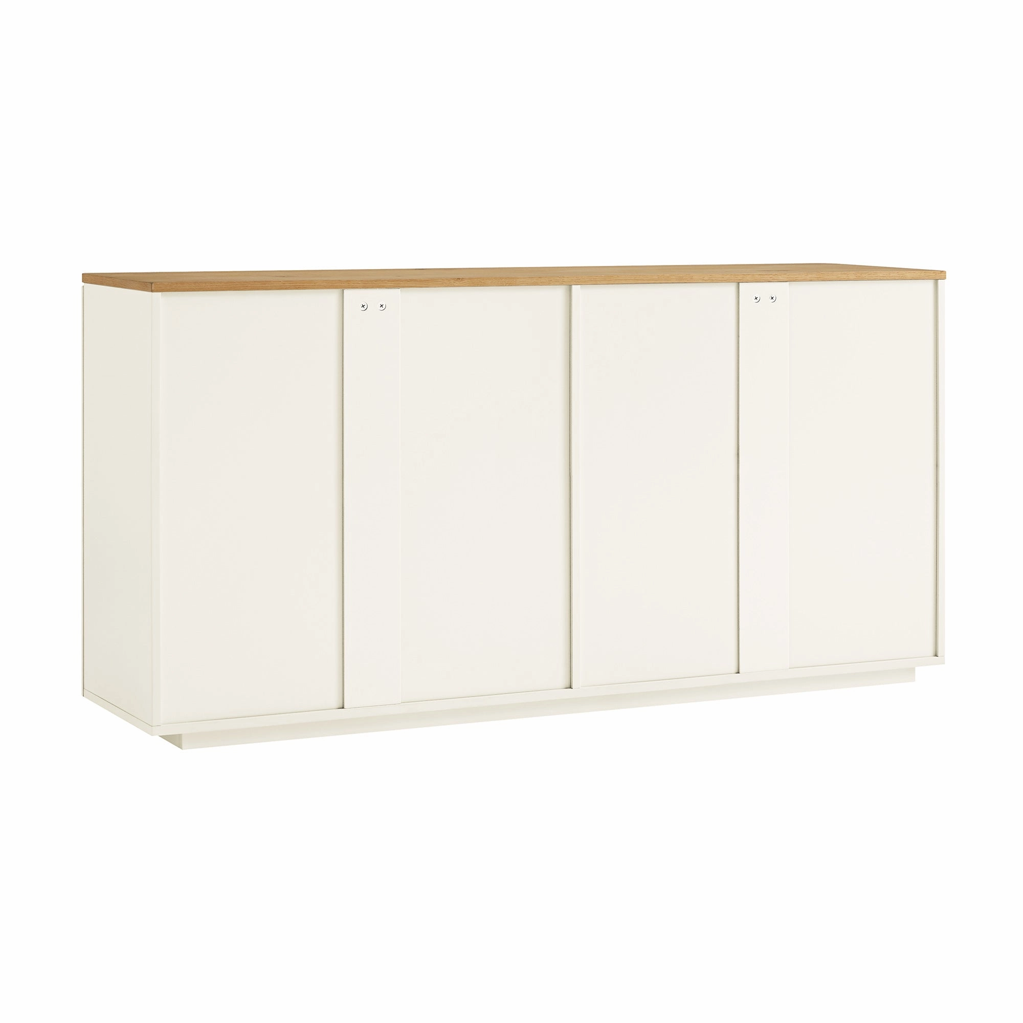 Agnes Curved Edge 150cm Wide Sideboard, White