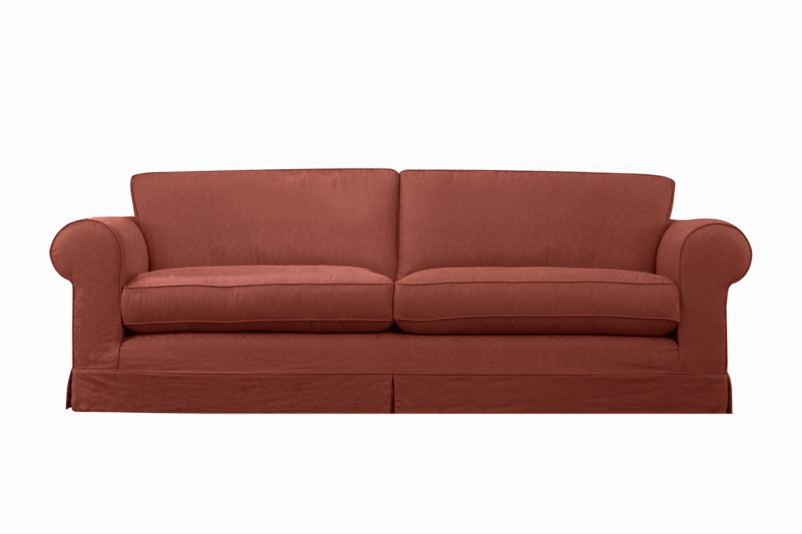 Albany | 4 Seater Sofa | Kingston Dark Terracotta