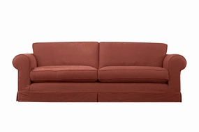Albany | 4 Seater Sofa | Kingston Dark Terracotta