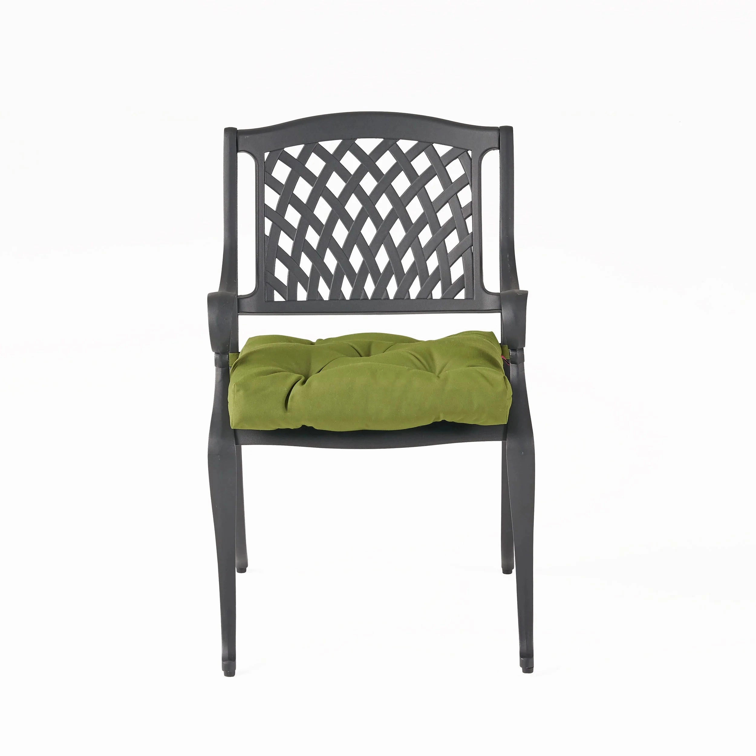 Allee Outdoor Dining Chair with Cushion (Set of 2)