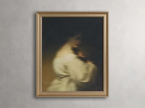 Angel in the Marble Framed Print