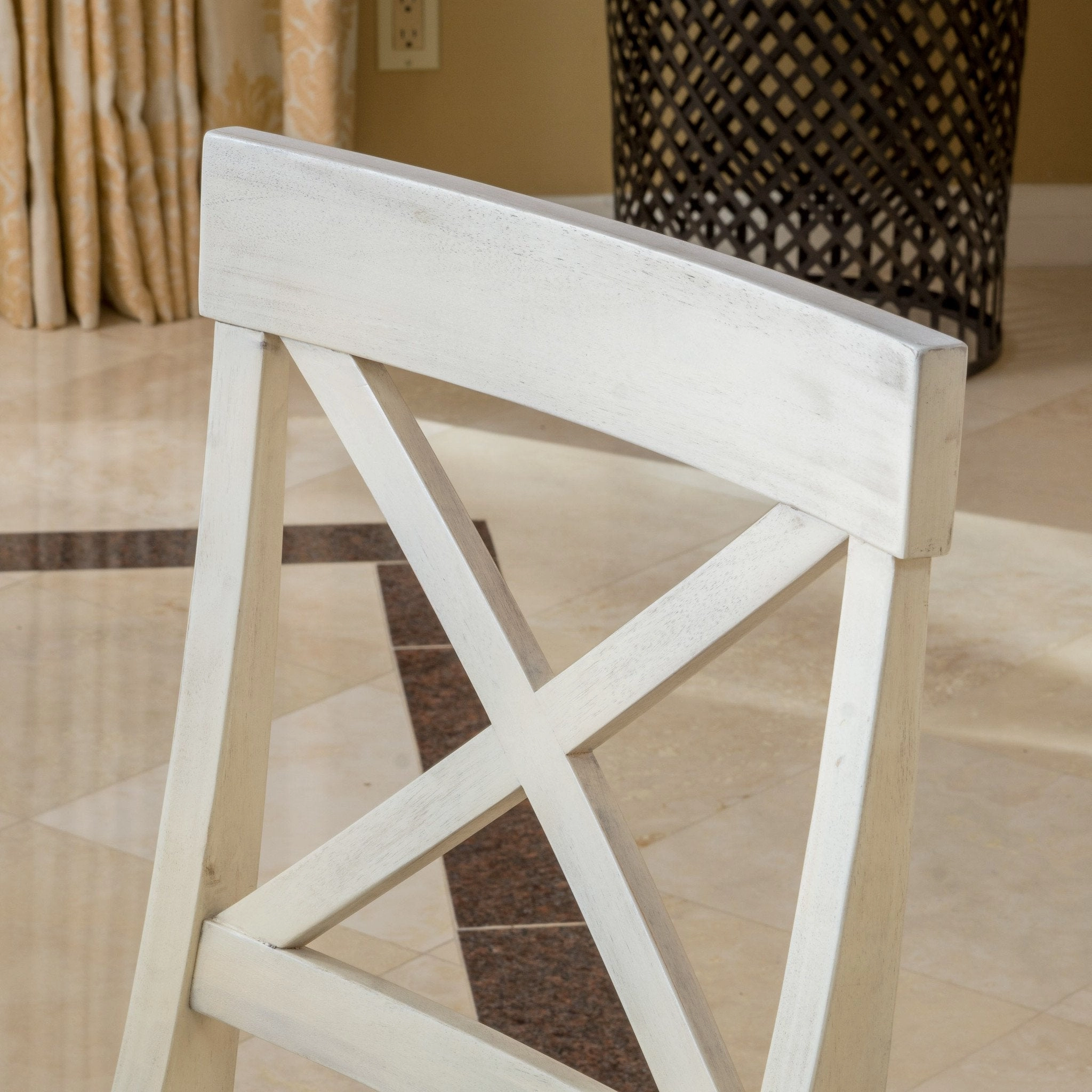 Antique White Wood Dining Chair (Set of 2) - NH365692