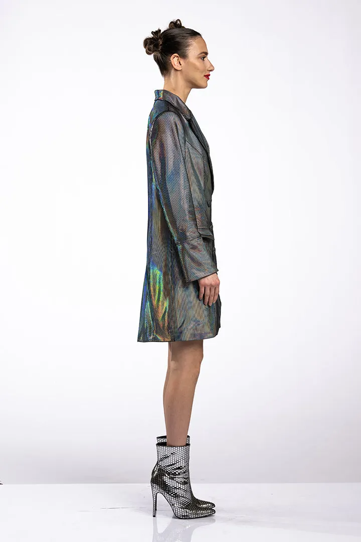 Any Old Iron Liquid Rainbow Jacket Dress