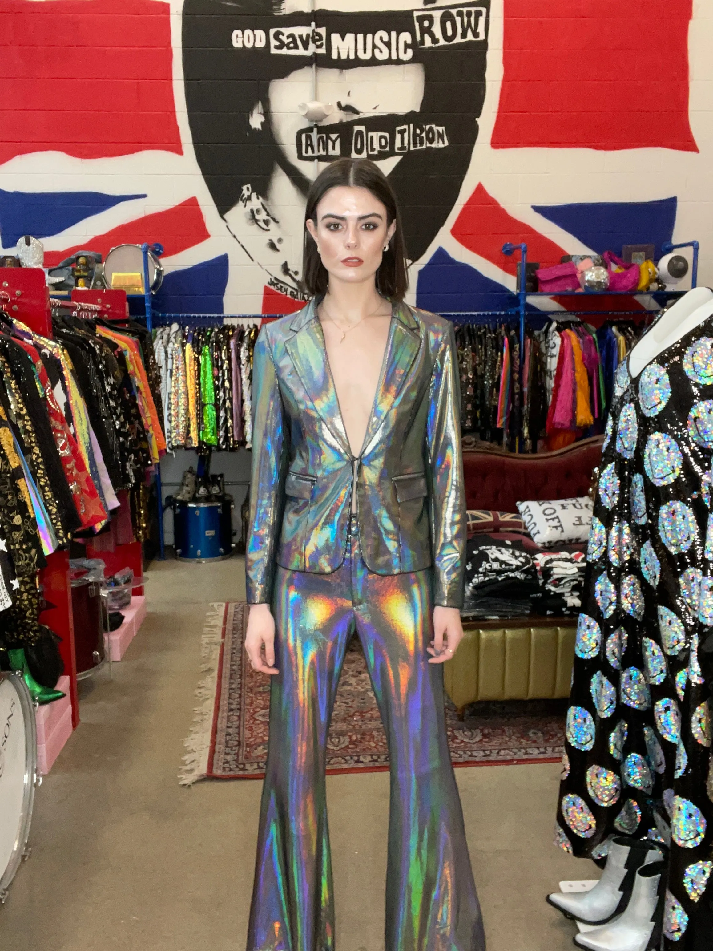 Any Old Iron Liquid Rainbow Suit