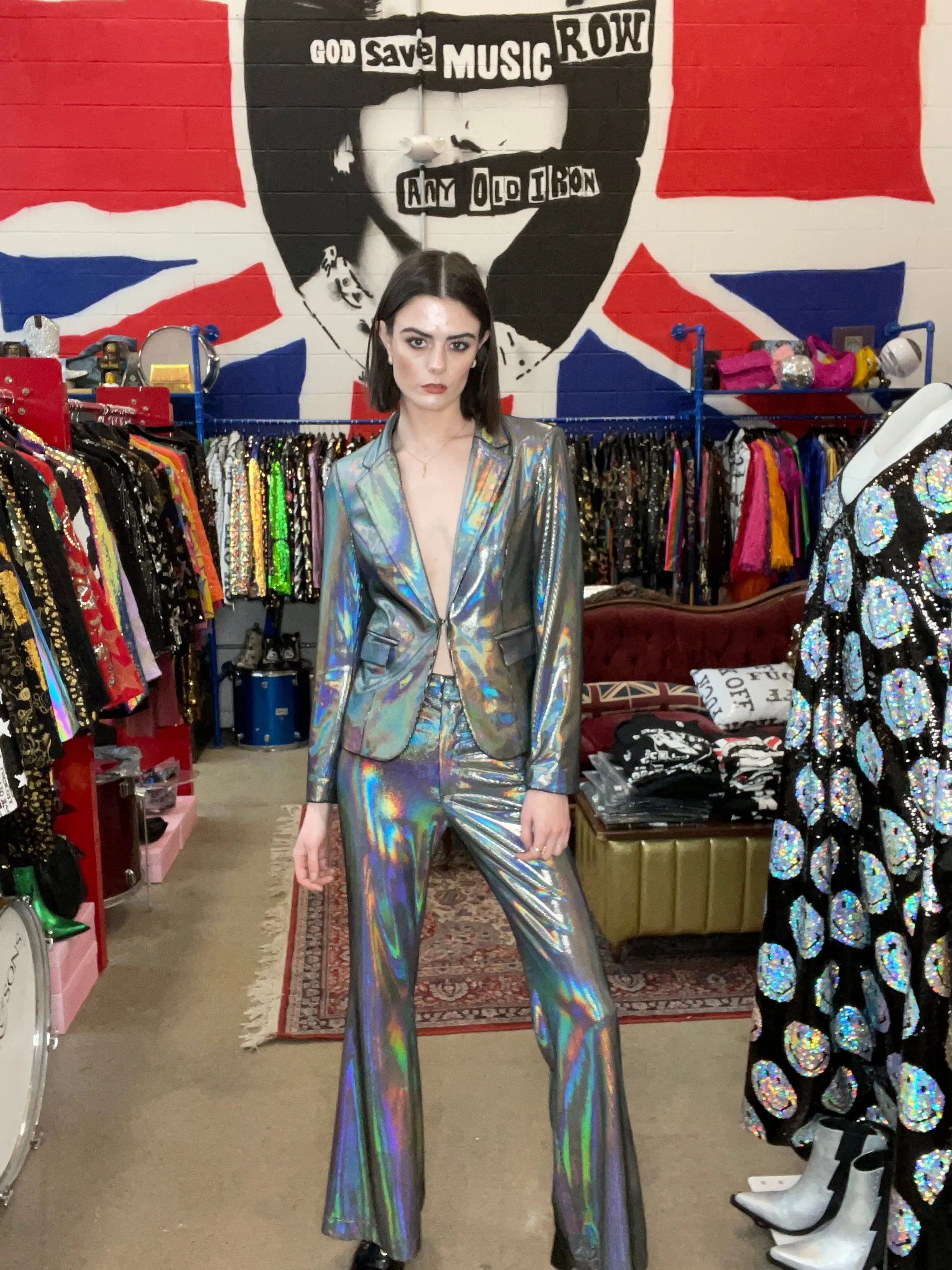 Any Old Iron Liquid Rainbow Suit