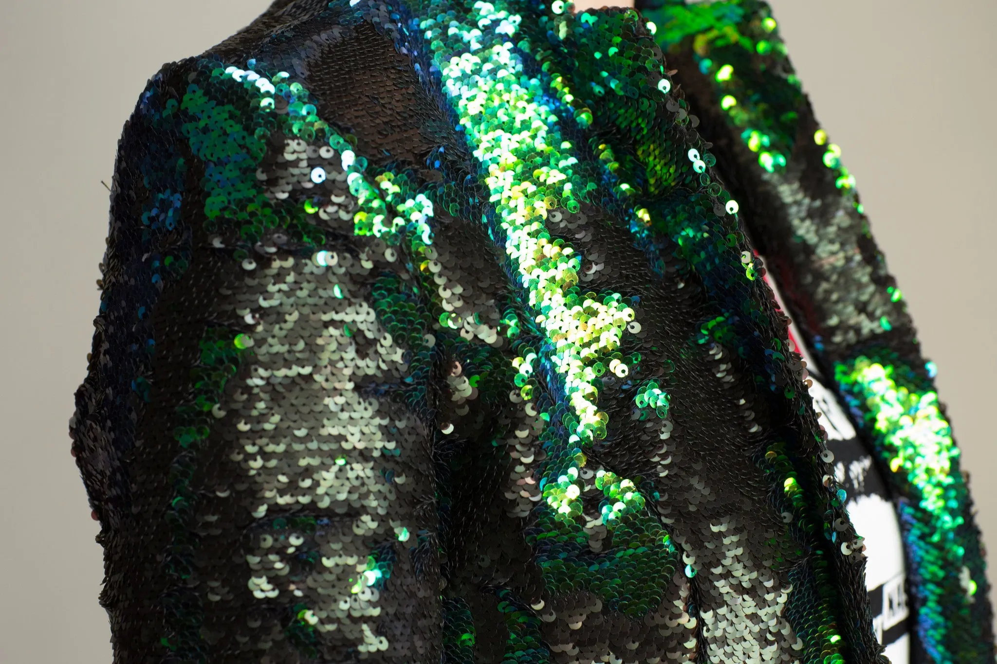Any Old Iron Peacock Sequin jacket