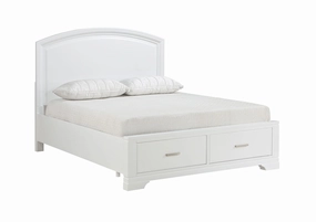 Arista 3-Piece Full Storage Bed - White