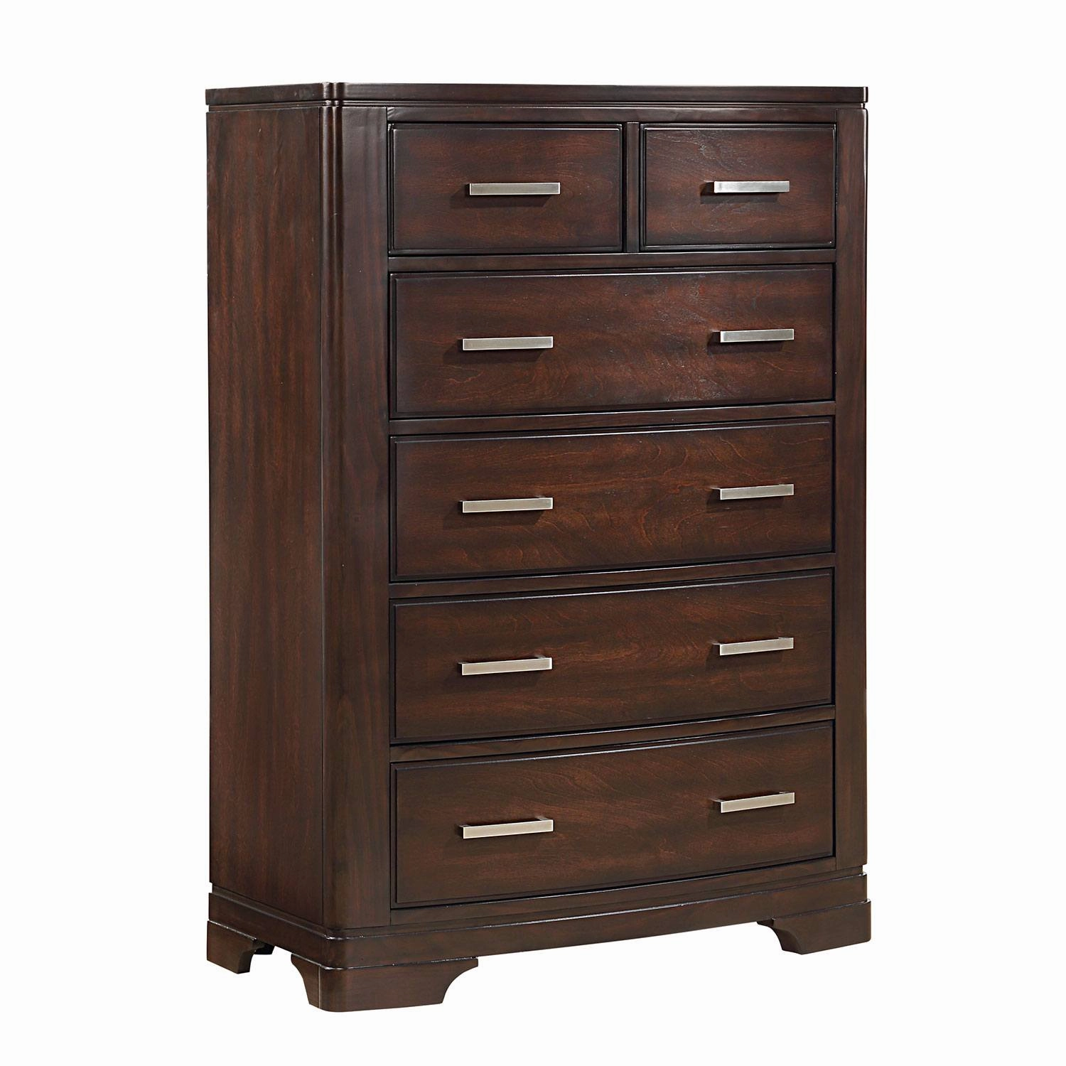 Arista 5-Piece Full Storage Bedroom Package - Cherry