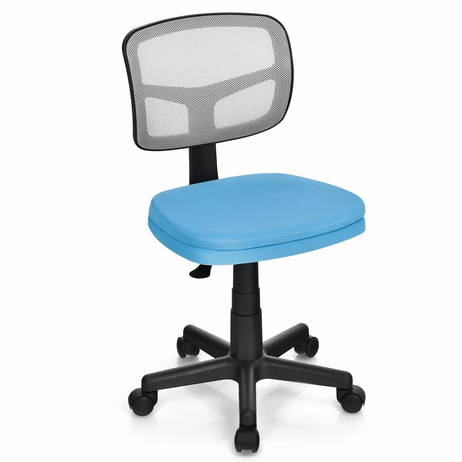 Armless Desk Chair, Low-Back Computer Chair