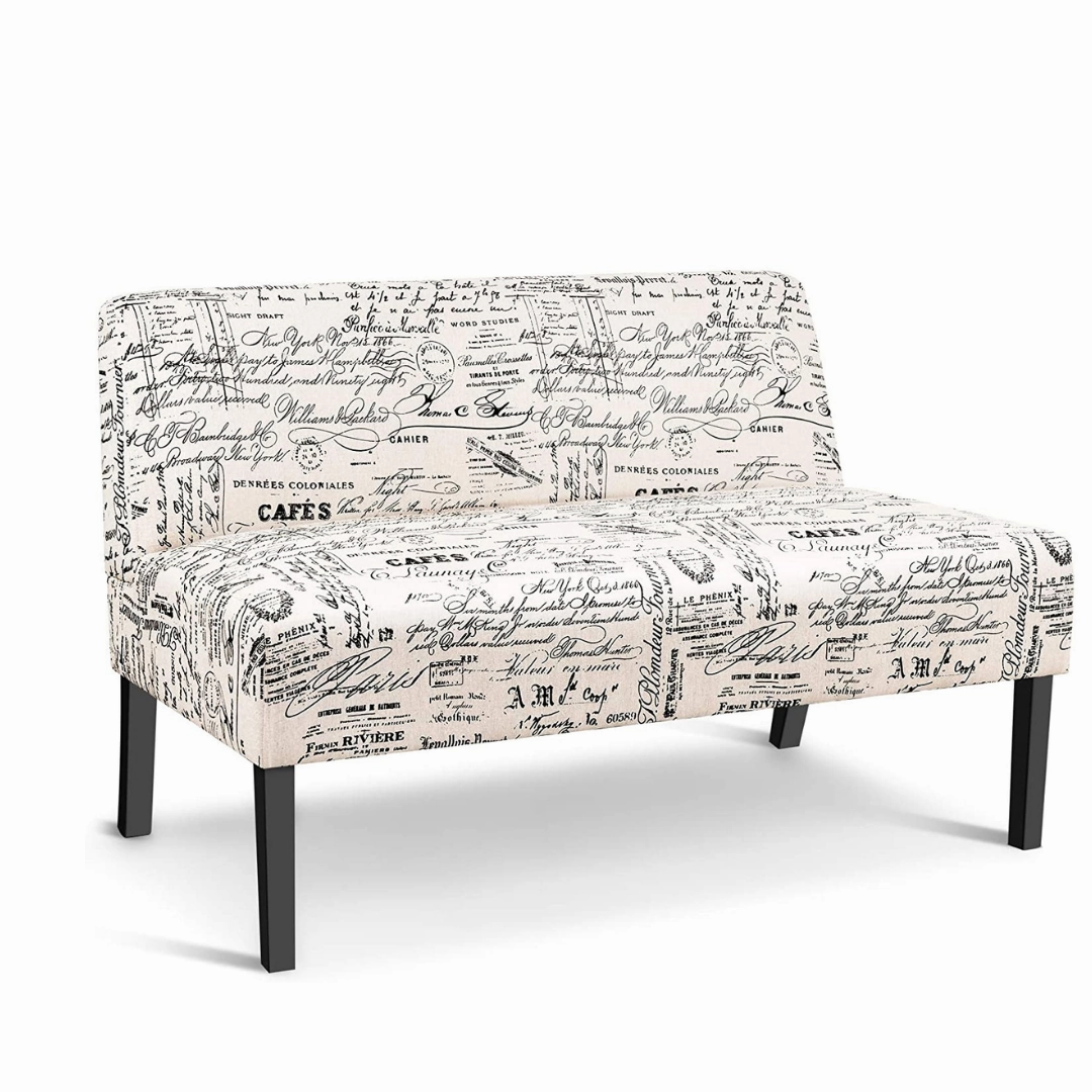 Armless Loveseat Sofa Modern Sofa Chair sectional sofa, corner couch