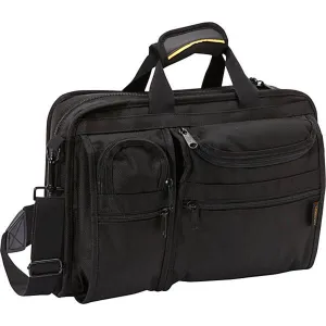 A.SAKS Ballistic Nylon Organizer Brief 8 Pocket w/Laptop Compartment Bags  A. Saks