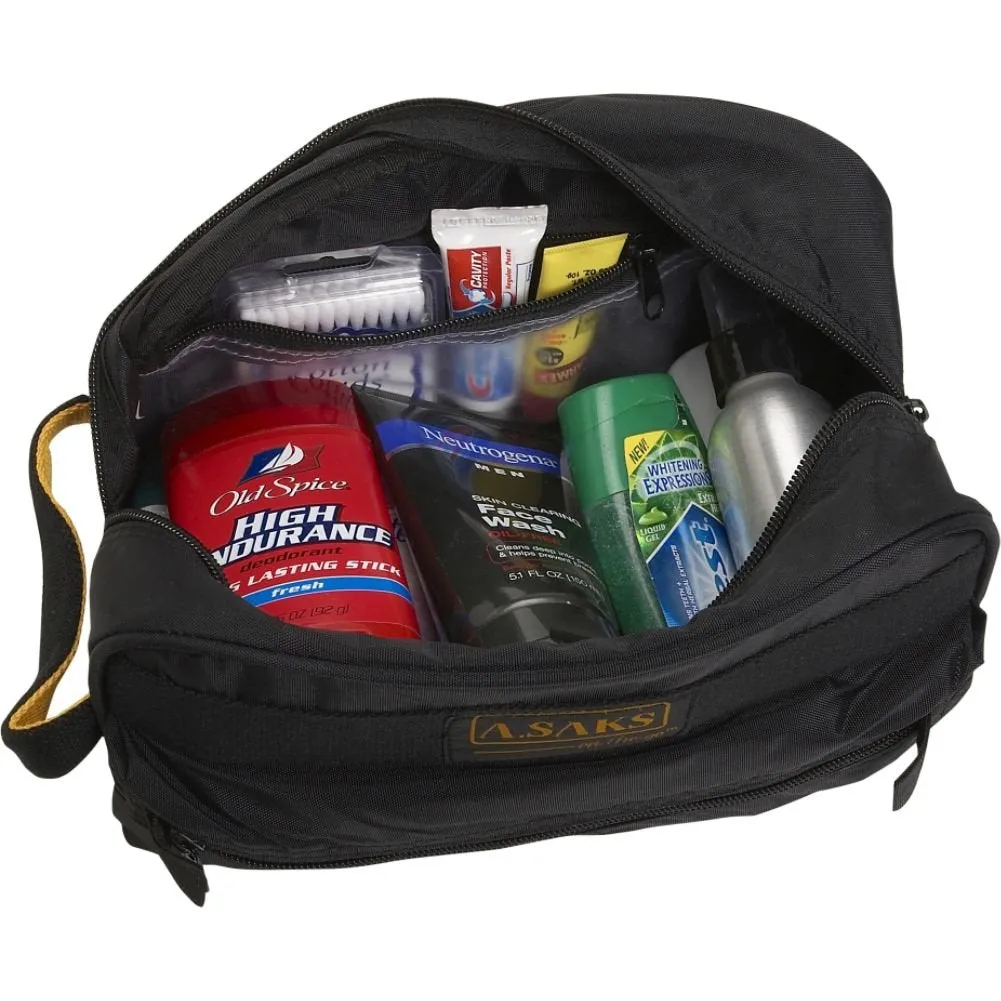 A.SAKS Deluxe Toiletry Kit Bags  A. Saks
