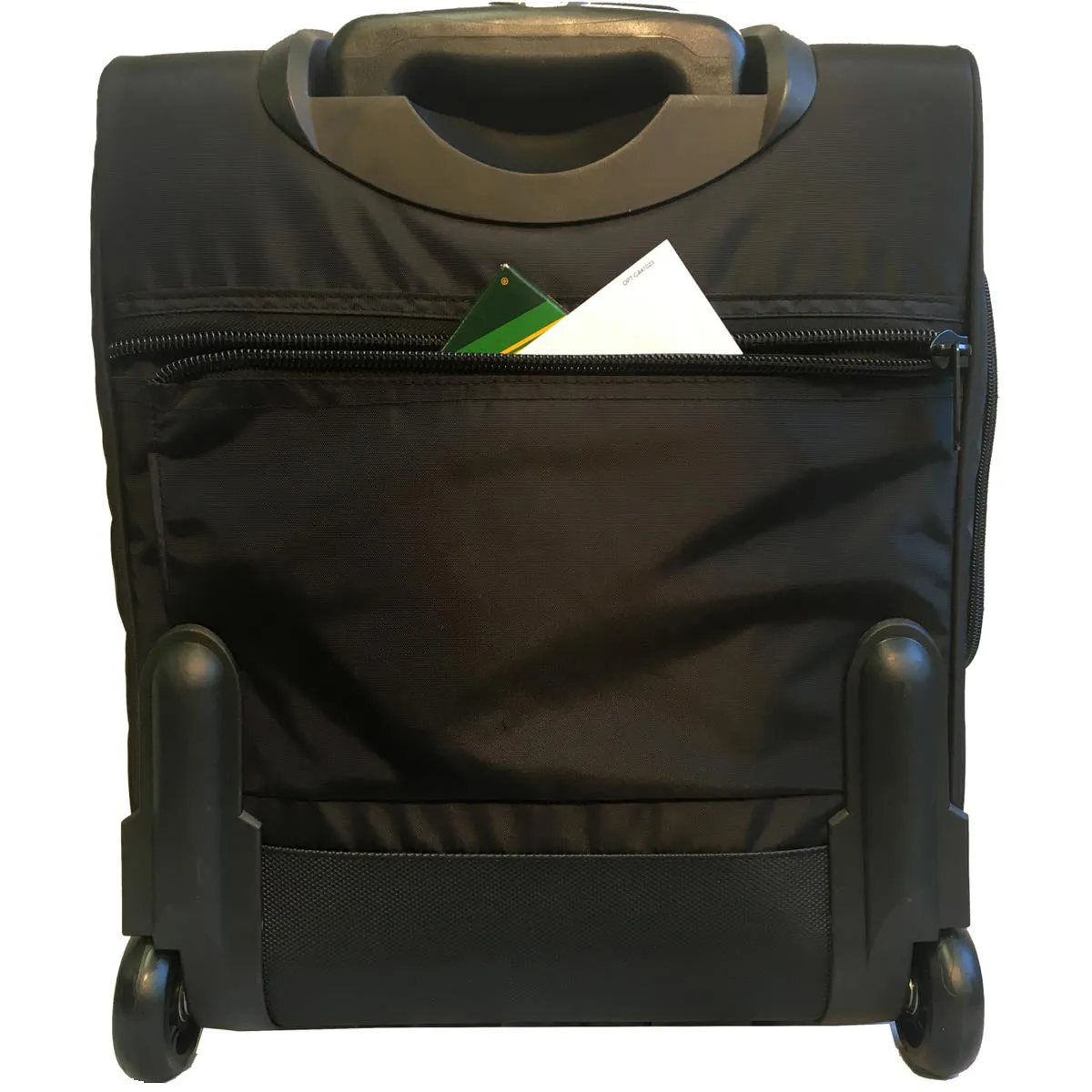 A.SAKS EXPANDABLE Upright 17" 2-Wheel Wheeled Boarding Bag Bags  A. Saks