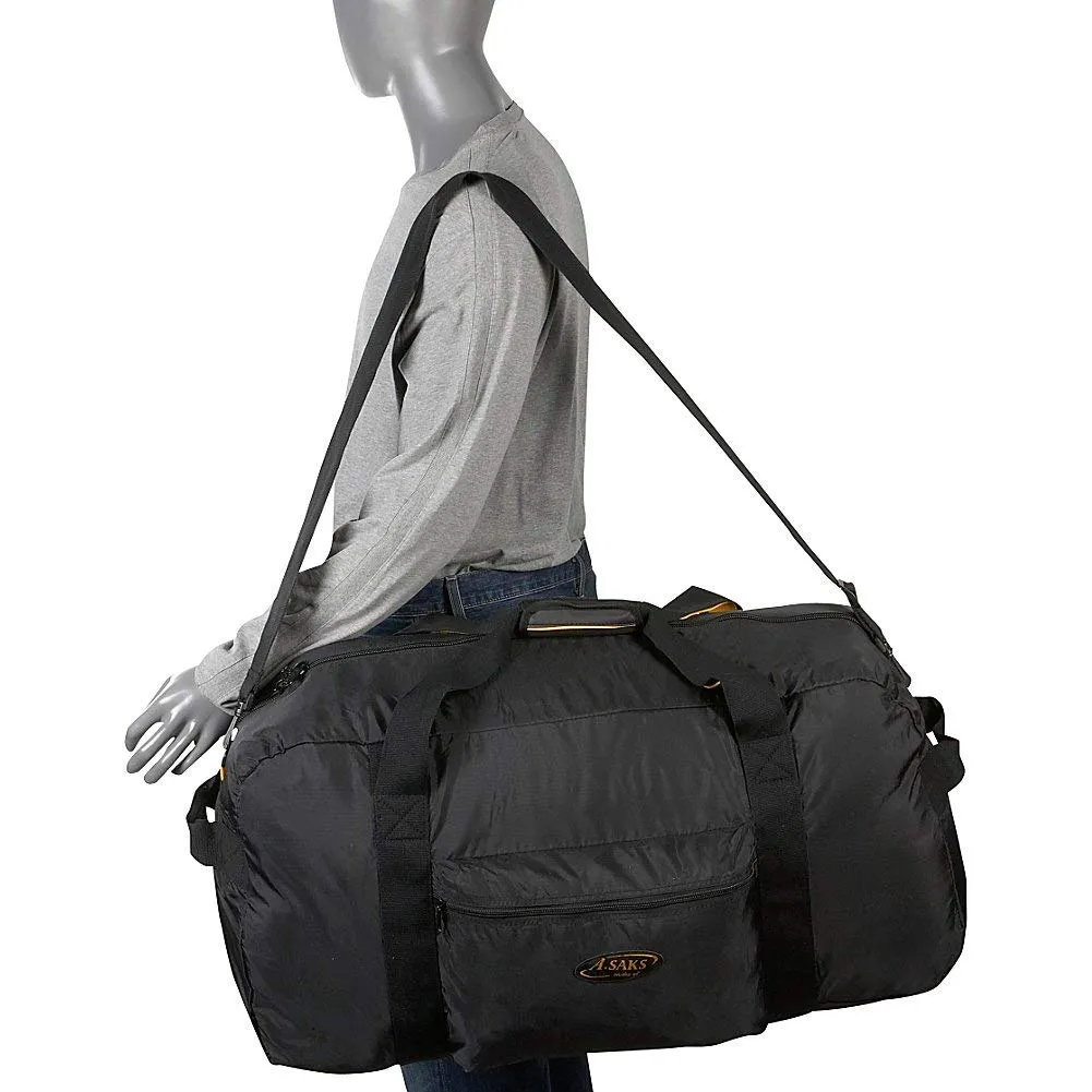 A.SAKS Lightweight Foldable Duffel Bags Bags  A. Saks
