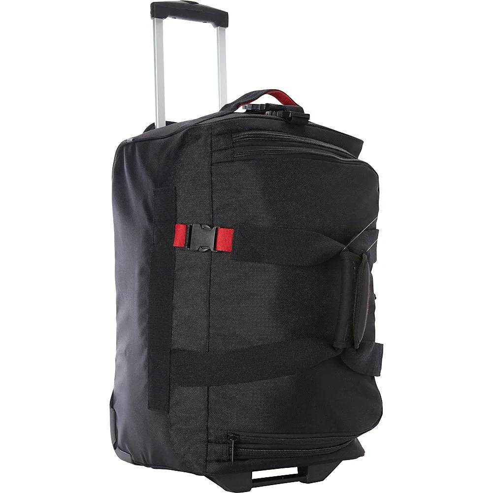 A.SAKS Rolling Trolley Duffel Bag 20-Inch Carry-On, Expandable with 2-Wheels and Telescoping Handle Bags  A. Saks