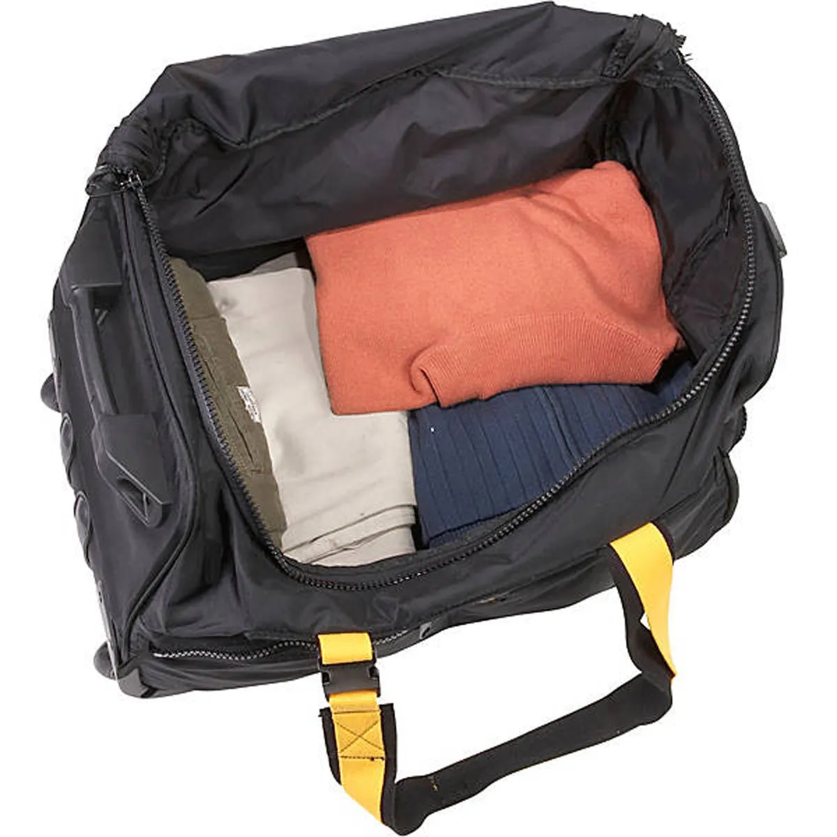 A.SAKS Rolling Trolley Duffel Bag 20-Inch Carry-On, Expandable with 2-Wheels and Telescoping Handle Bags  A. Saks