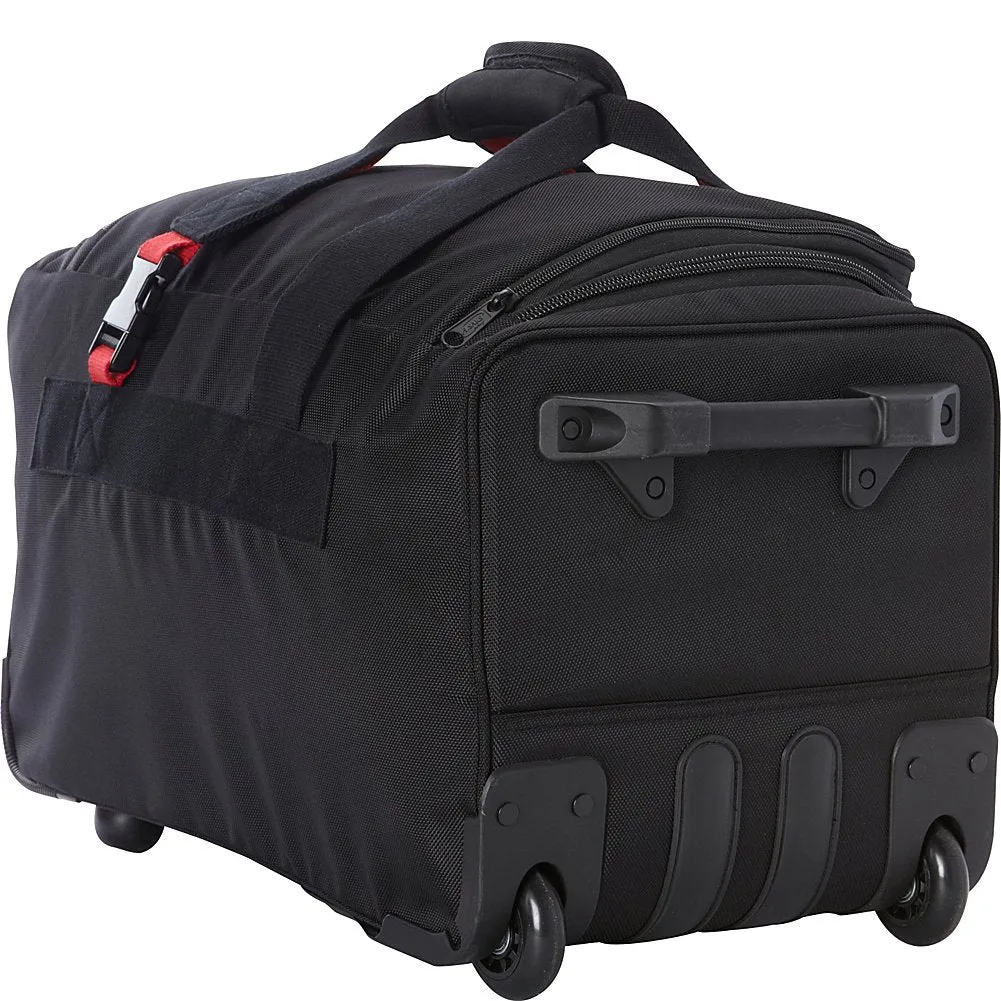 A.SAKS Rolling Trolley Duffel Bag 20-Inch Carry-On, Expandable with 2-Wheels and Telescoping Handle Bags  A. Saks