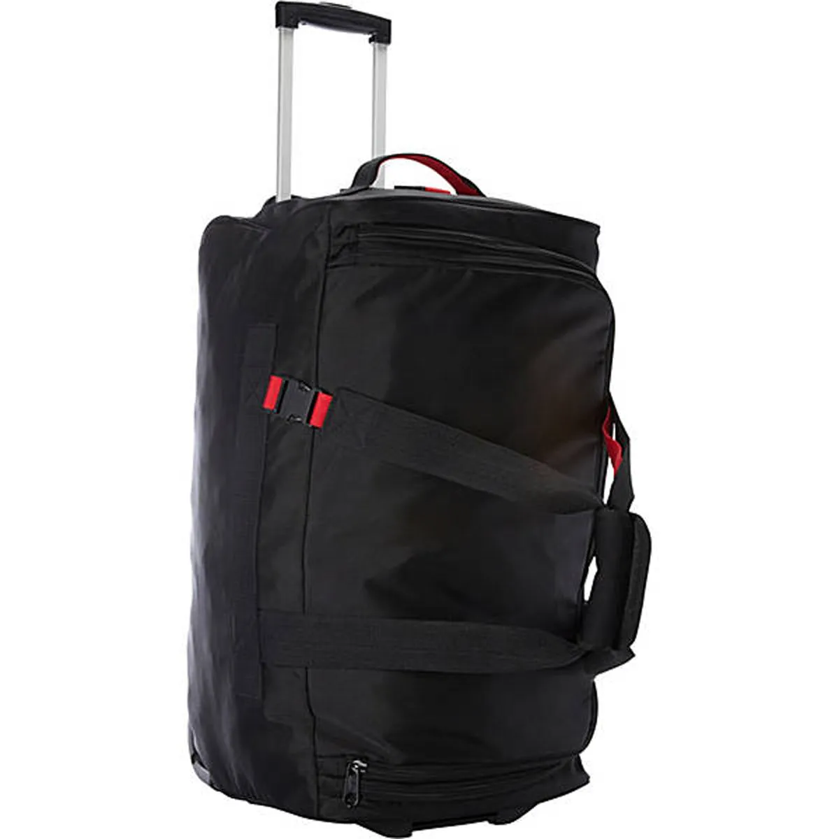 A.SAKS Rolling Trolley Duffel Bag 25-Inch Medium Check-In, Expandable with 2-Wheels and Telescoping Handle Bags  A. Saks